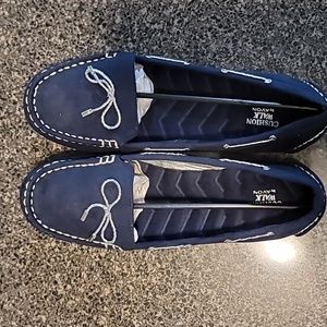 Never Worn Avon Navy blue Cushion Walk Bella Driving Loafer Size 11